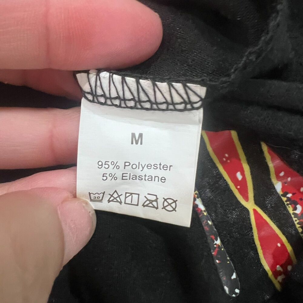 California Biker Graphic Crop Muscle Tank - Acid Wash Gray - Size Medium - Picture 7 of 7